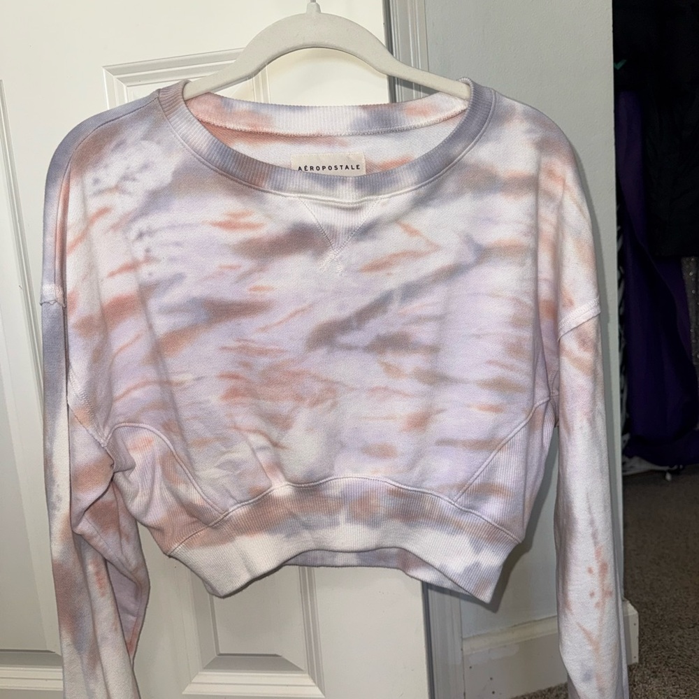 Aeropostale Women’s Pastel Tie-Dye set - Pink & Lavender